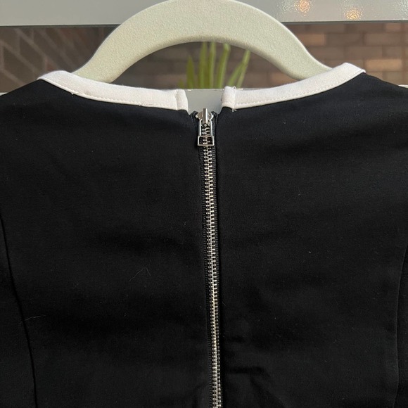 Staud Black & White Fig Cutout Mini Dress Size XS - Picture 6 of 9